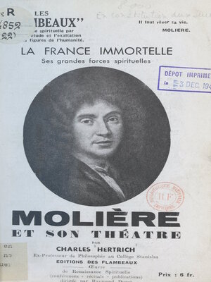 cover image of Molière et son théâtre